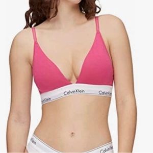 Calvin Klein unlined triangle modern bra